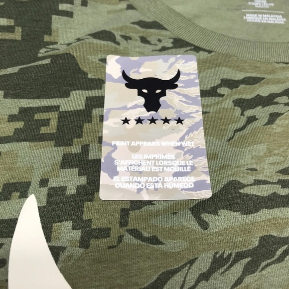 Under Armour Men's XXL Project Rock Veterans Day Show Your Work T-Shirt By Land - Picture 4 of 12